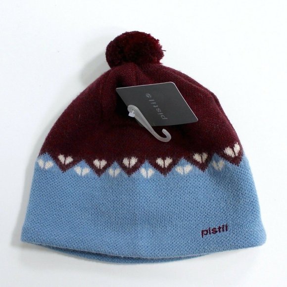 Pistil Womens Blix Knit Wool Pom Beanie Hat One Size Made In Italy - Picture 1 of 4